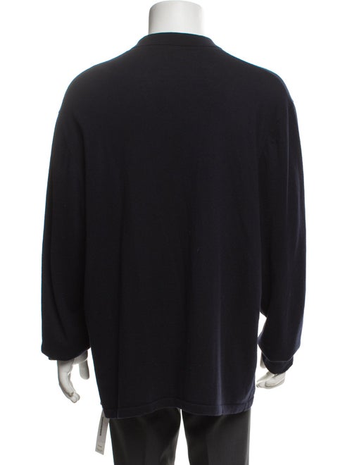 James Perse Crew Neck Long Sleeve Polo Shirt