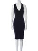 James Perse V-Neck Knee-Length Dress