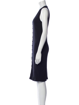 James Perse V-Neck Knee-Length Dress