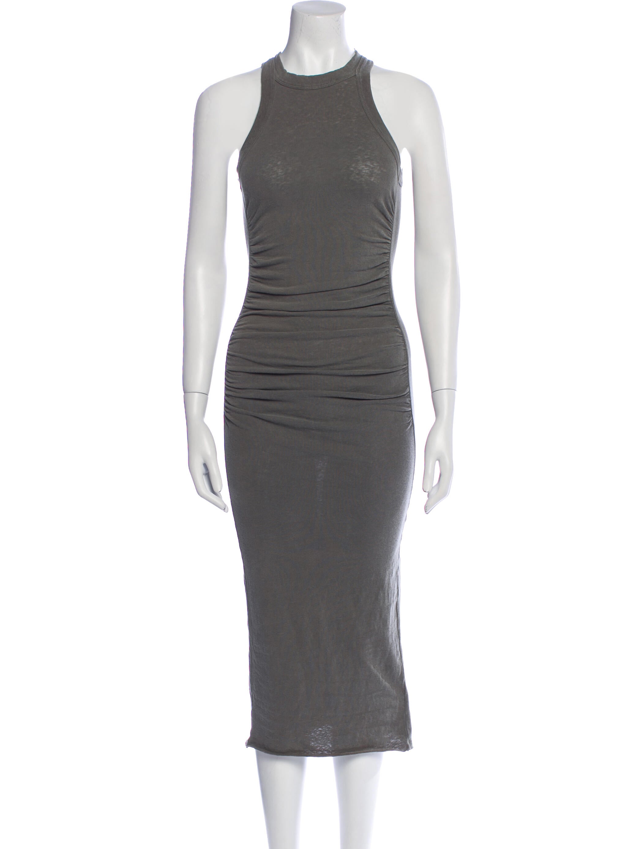 James Perse Crew Neck Midi Length Dress