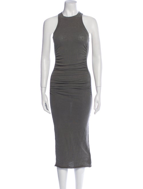 James Perse Crew Neck Midi Length Dress