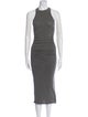 James Perse Crew Neck Midi Length Dress