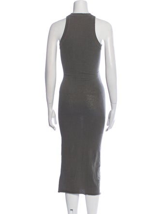 James Perse Crew Neck Midi Length Dress