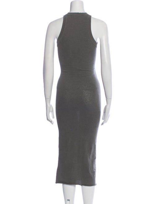 James Perse Crew Neck Midi Length Dress