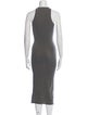 James Perse Crew Neck Midi Length Dress