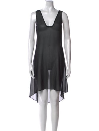 Diane von Furstenberg Square Neckline Knee-Length Dress