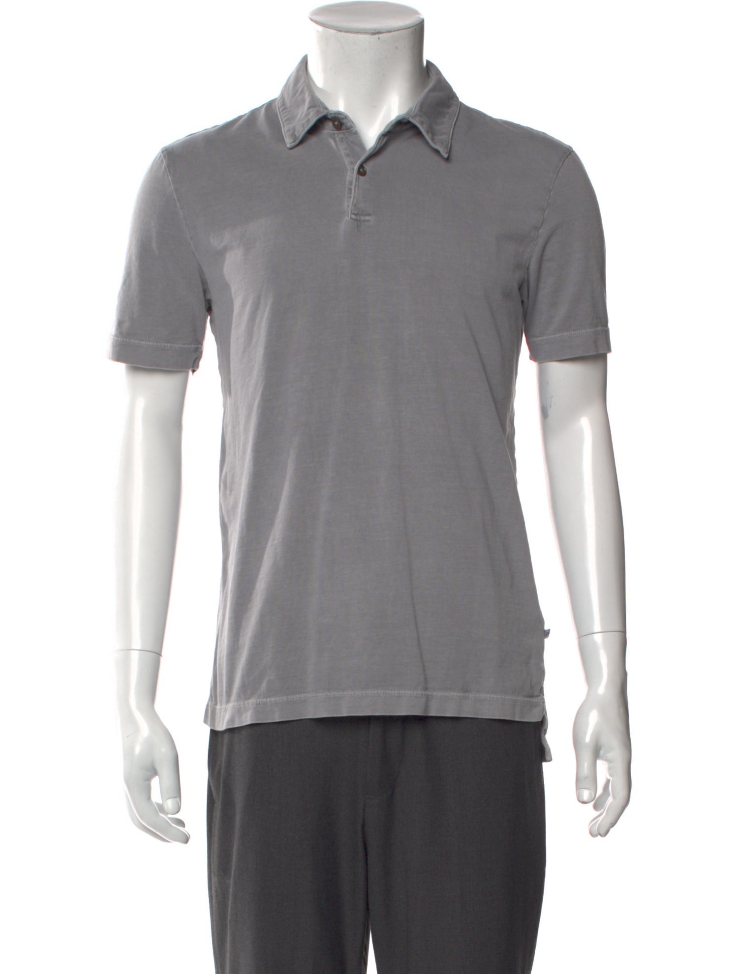 James Perse V-Neck Short Sleeve Polo Shirt