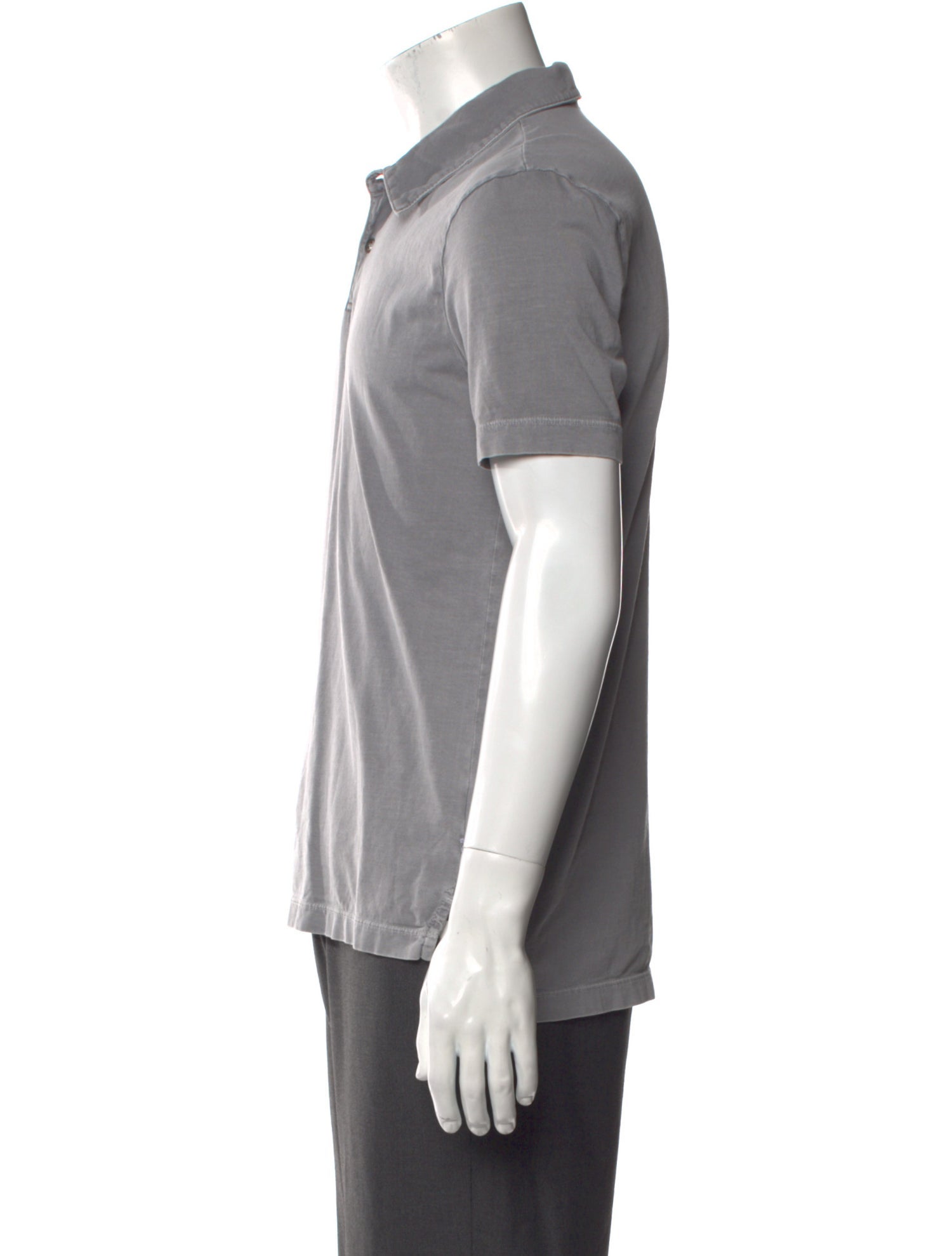 James Perse V-Neck Short Sleeve Polo Shirt