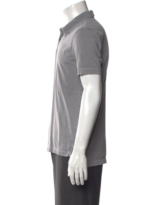 James Perse V-Neck Short Sleeve Polo Shirt