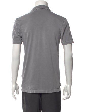 James Perse V-Neck Short Sleeve Polo Shirt