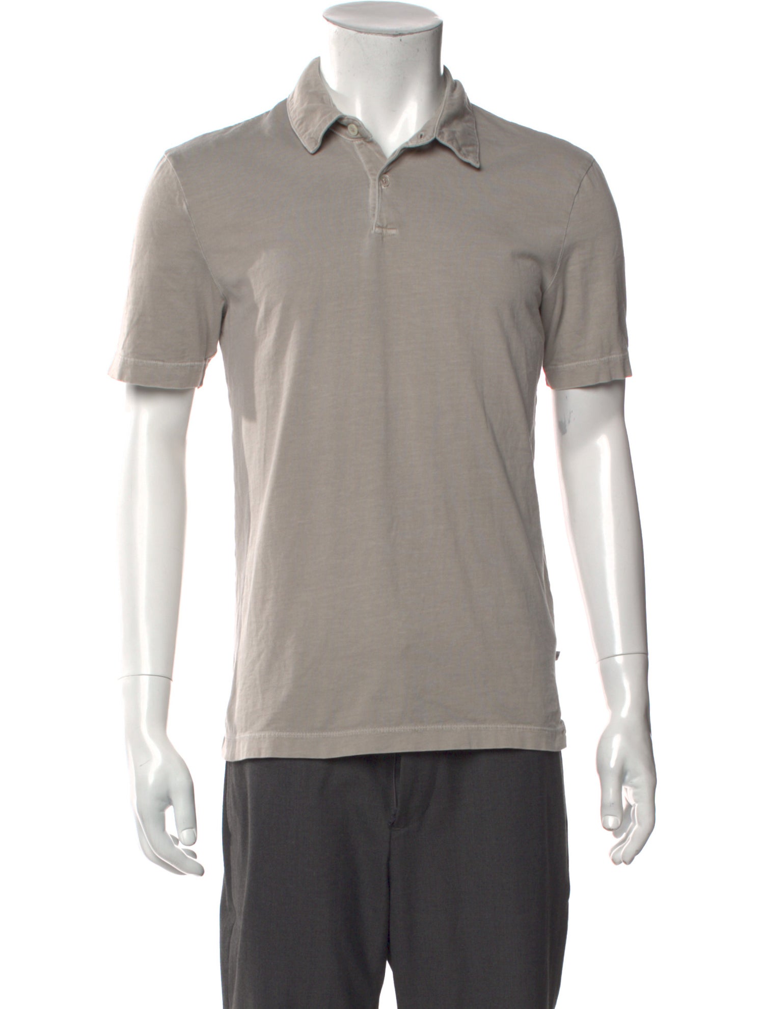 James Perse V-Neck Short Sleeve Polo Shirt