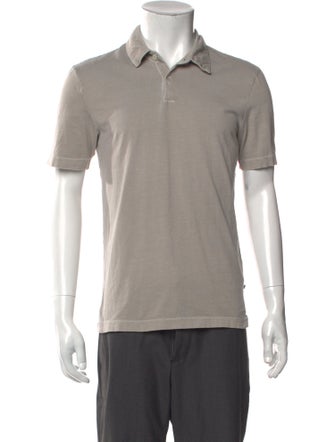 James Perse V-Neck Short Sleeve Polo Shirt
