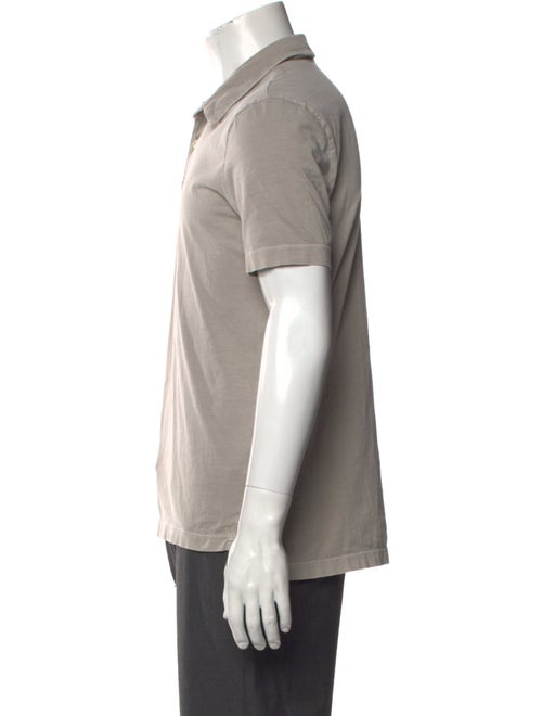 James Perse V-Neck Short Sleeve Polo Shirt