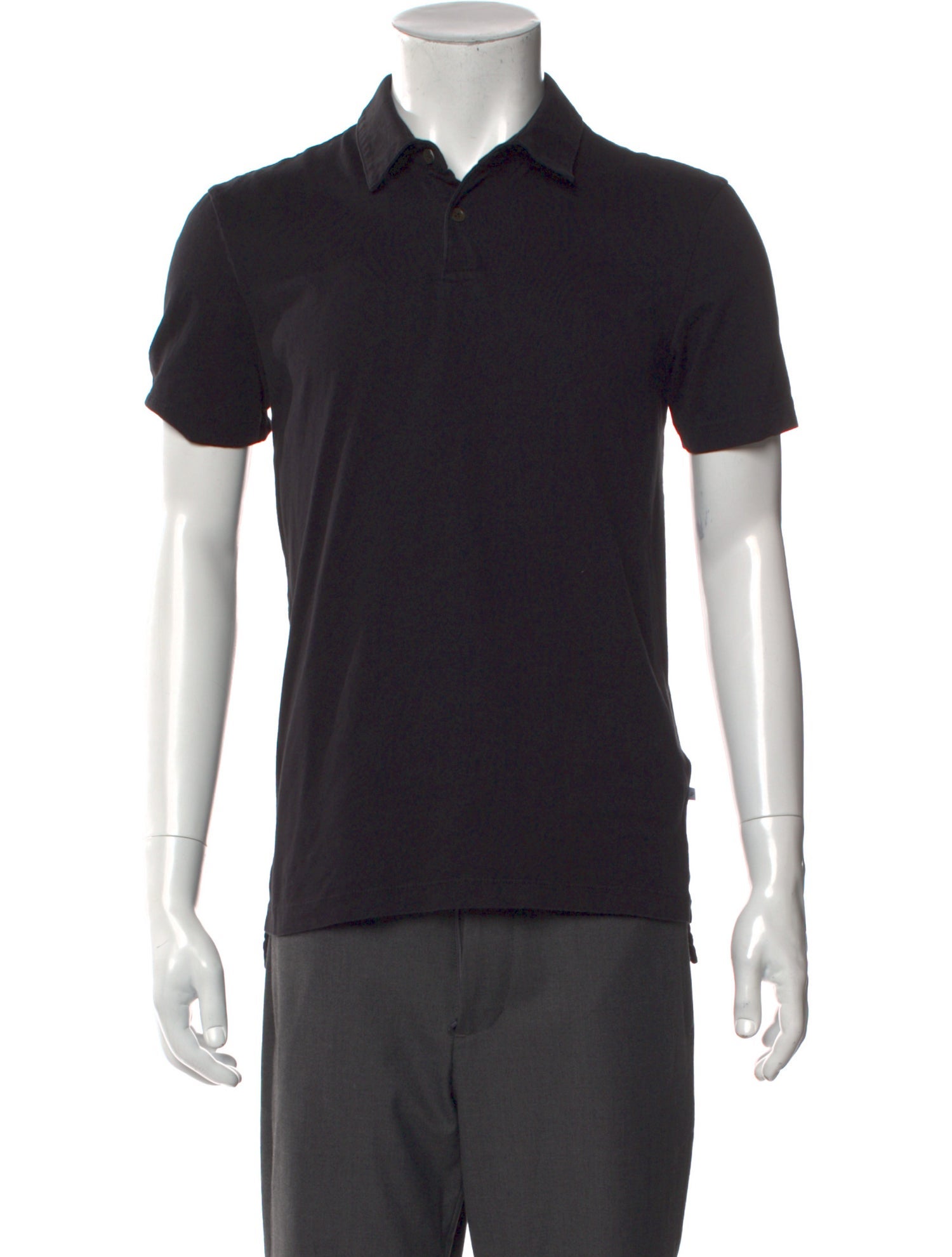 James Perse V-Neck Short Sleeve Polo Shirt