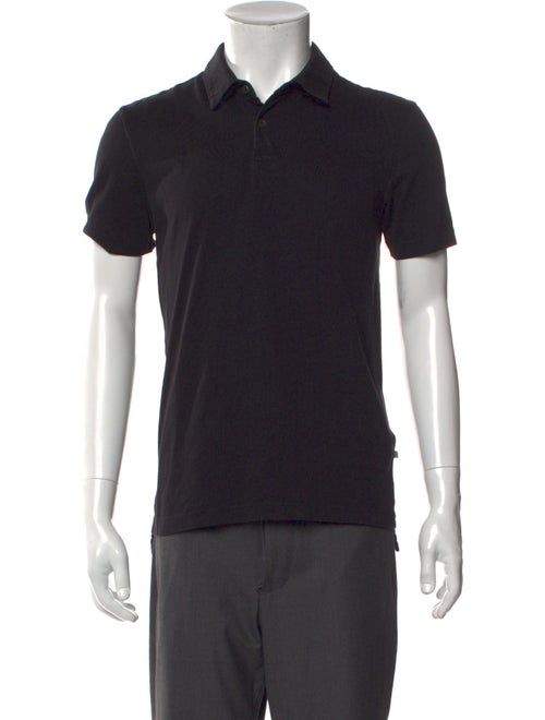 James Perse V-Neck Short Sleeve Polo Shirt