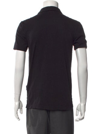 James Perse V-Neck Short Sleeve Polo Shirt