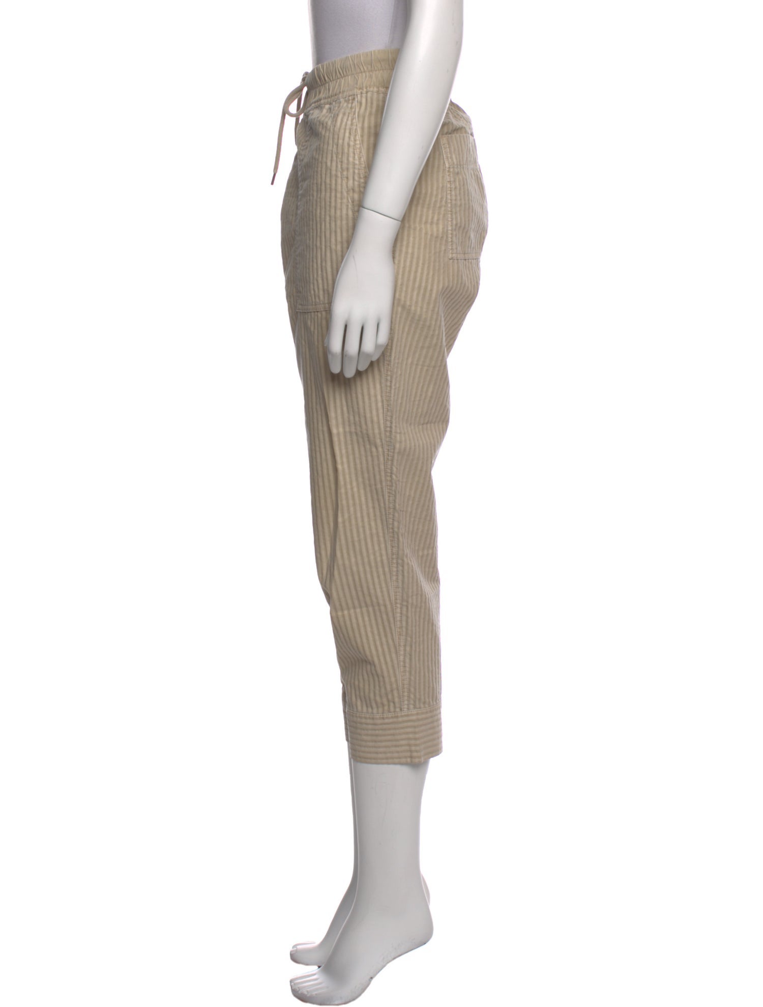 James Perse Striped Straight Leg Pants