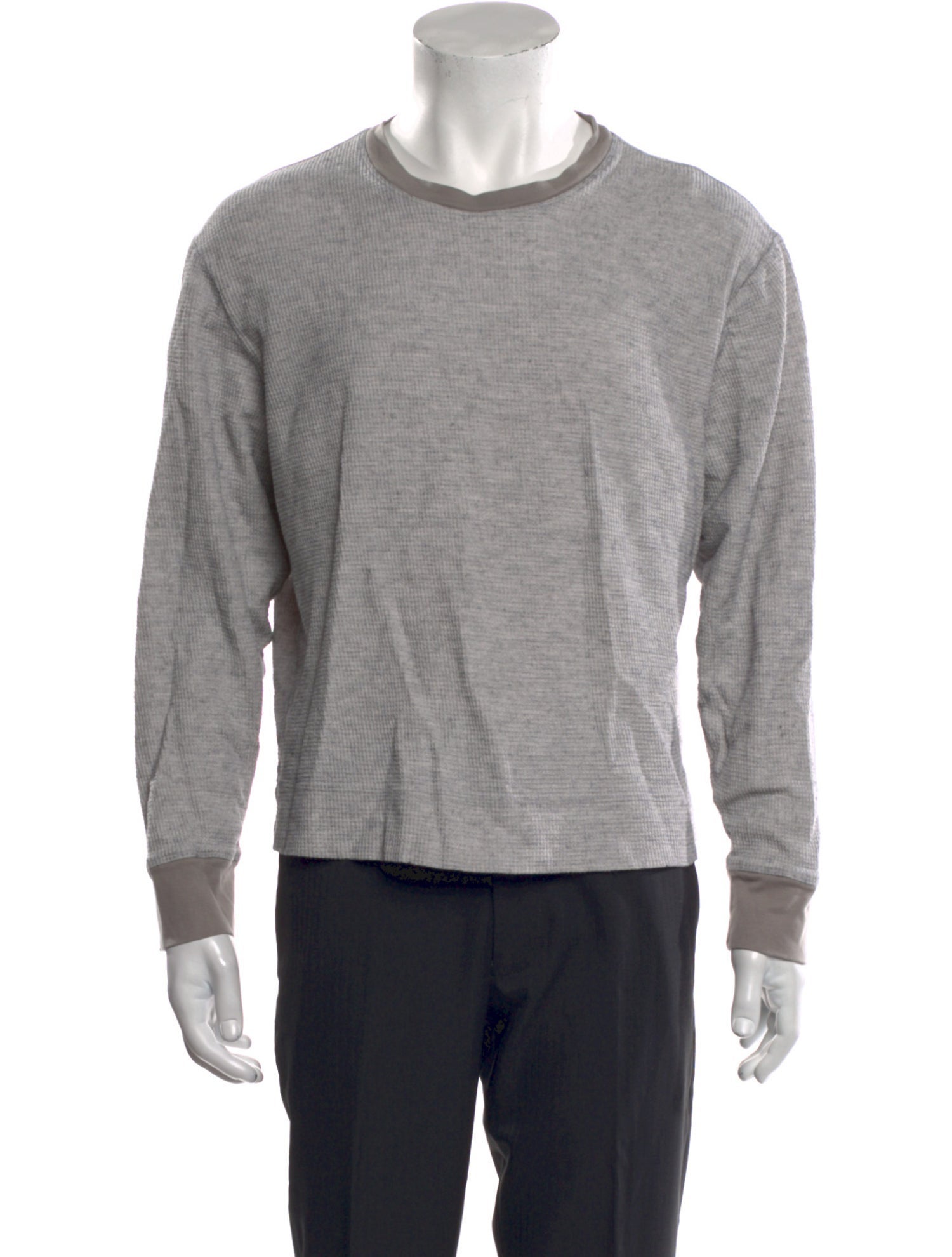 James Perse Crew Neck Long Sleeve Pullover