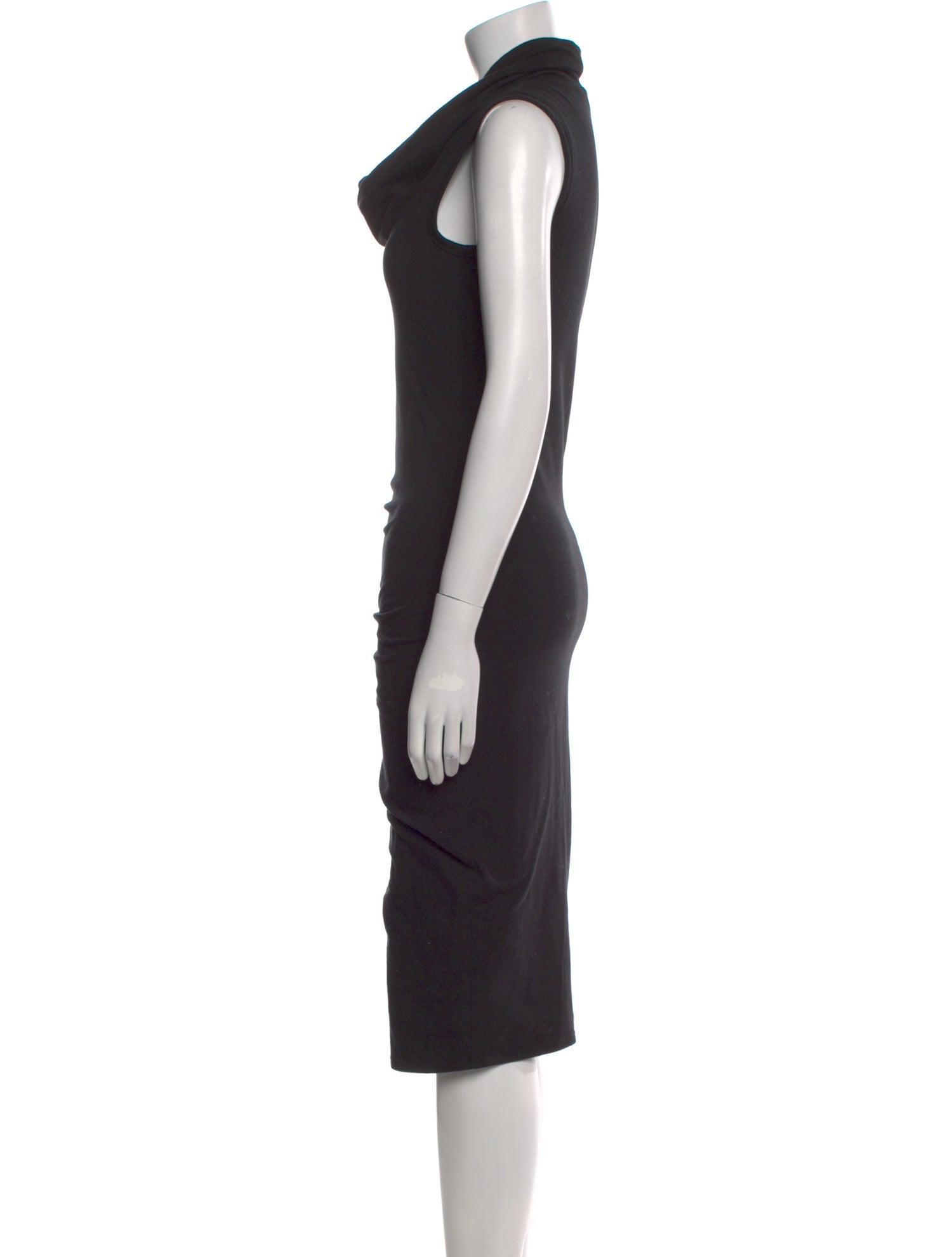 James Perse Cowl Neck Midi Length Dress