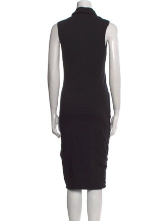 James Perse Cowl Neck Midi Length Dress