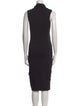 James Perse Cowl Neck Midi Length Dress