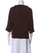 James Perse Cashmere Bateau Neckline Sweater