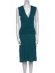 James Perse V-Neck Knee-Length Dress