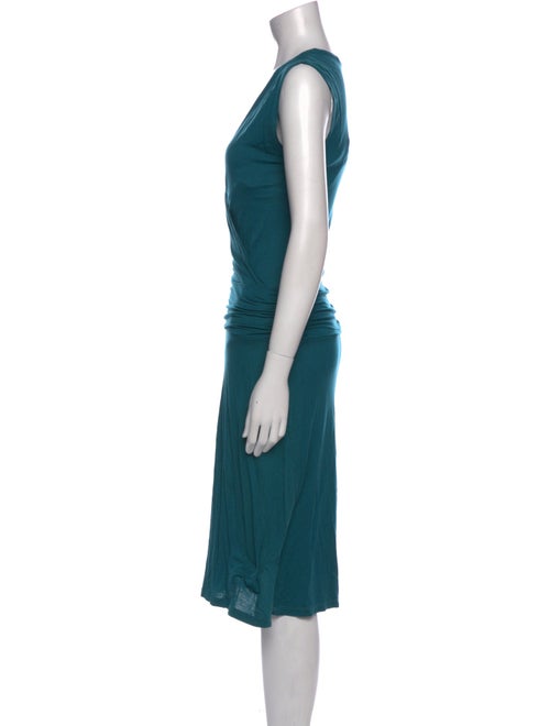 James Perse V-Neck Knee-Length Dress