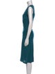 James Perse V-Neck Knee-Length Dress