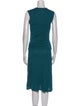 James Perse V-Neck Knee-Length Dress