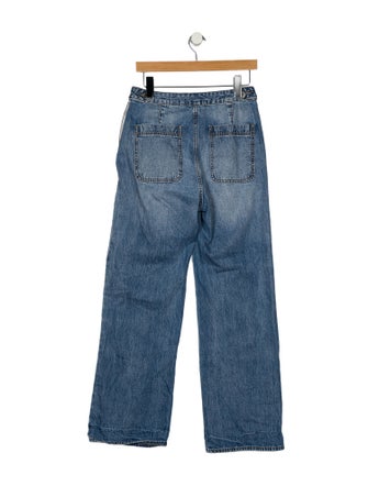 James Perse High-Rise Wide Leg Jeans