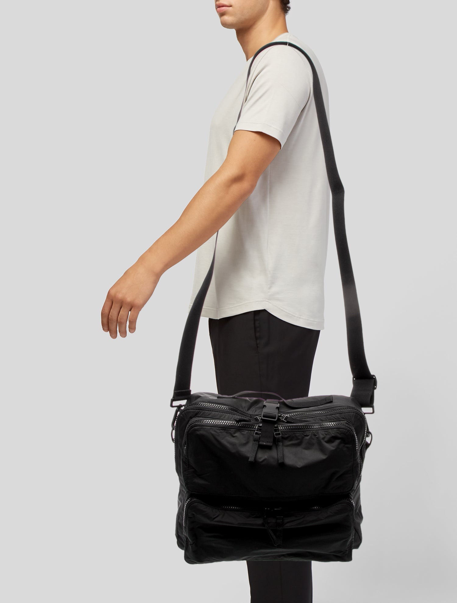 James Perse Nylon Messenger Bag