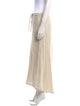 James Perse Linen Midi Length Skirt