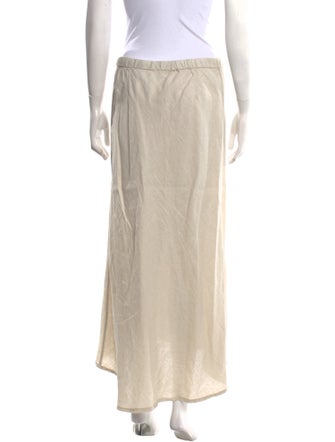 James Perse Linen Midi Length Skirt