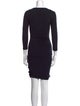 James Perse Scoop Neck Knee-Length Dress