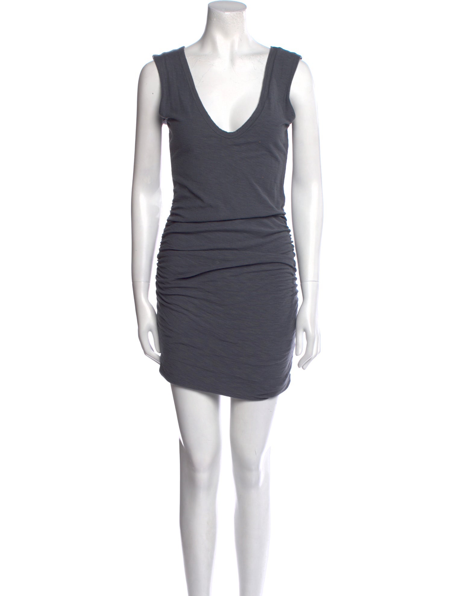 James Perse V-Neck Mini Dress