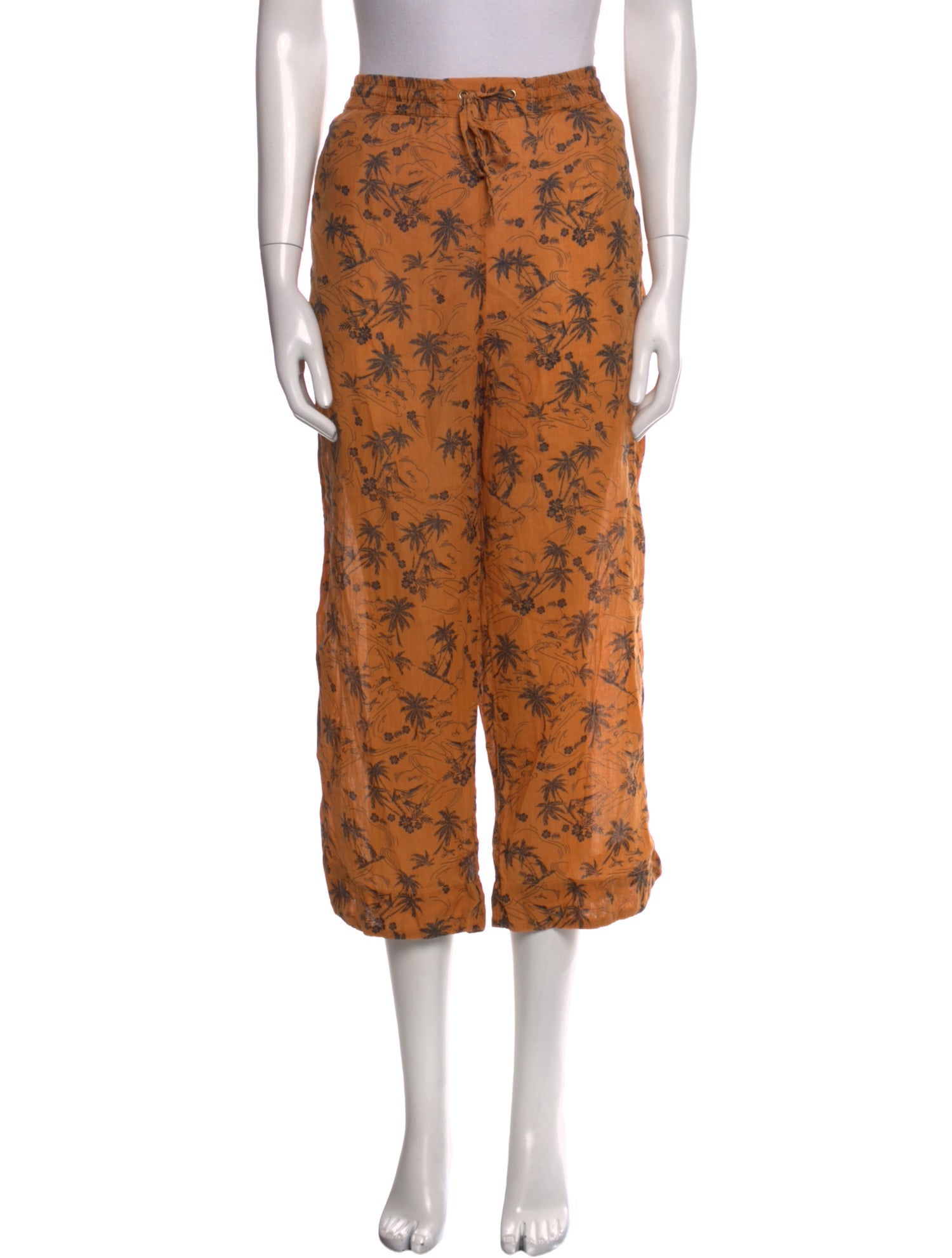 James Perse Printed Wide Leg Pants