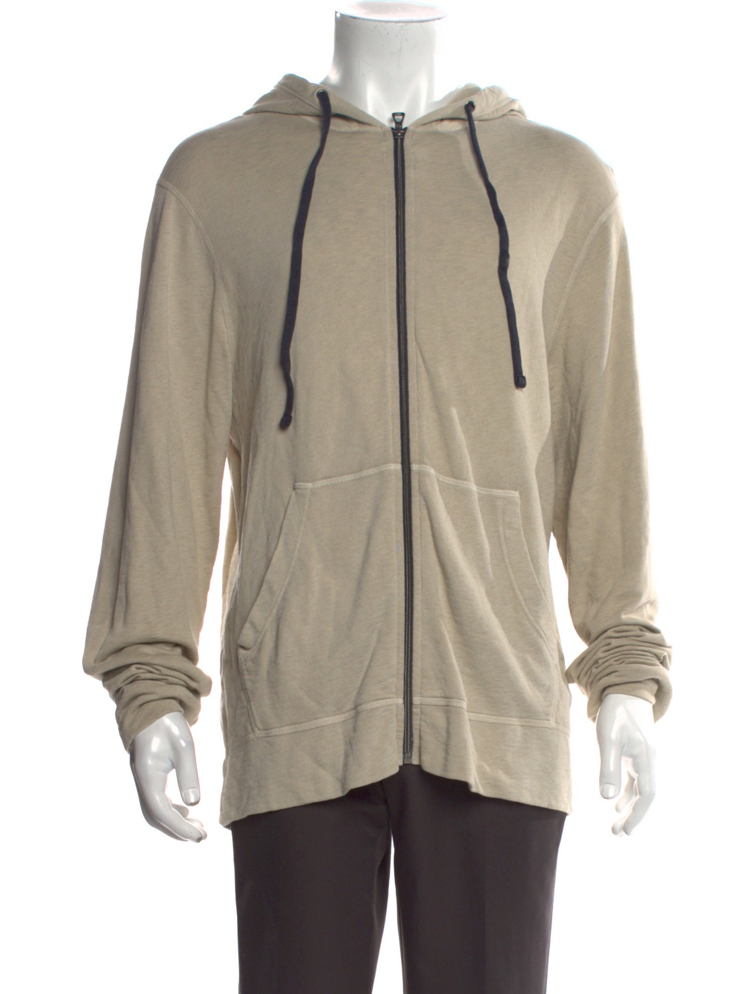 James Perse Mock Neck Long Sleeve Cardigan