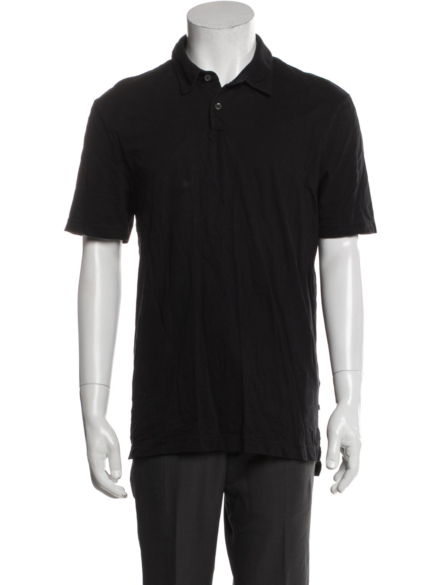 James Perse Collar Short Sleeve Polo Shirt