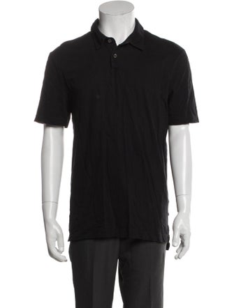 James Perse Collar Short Sleeve Polo Shirt