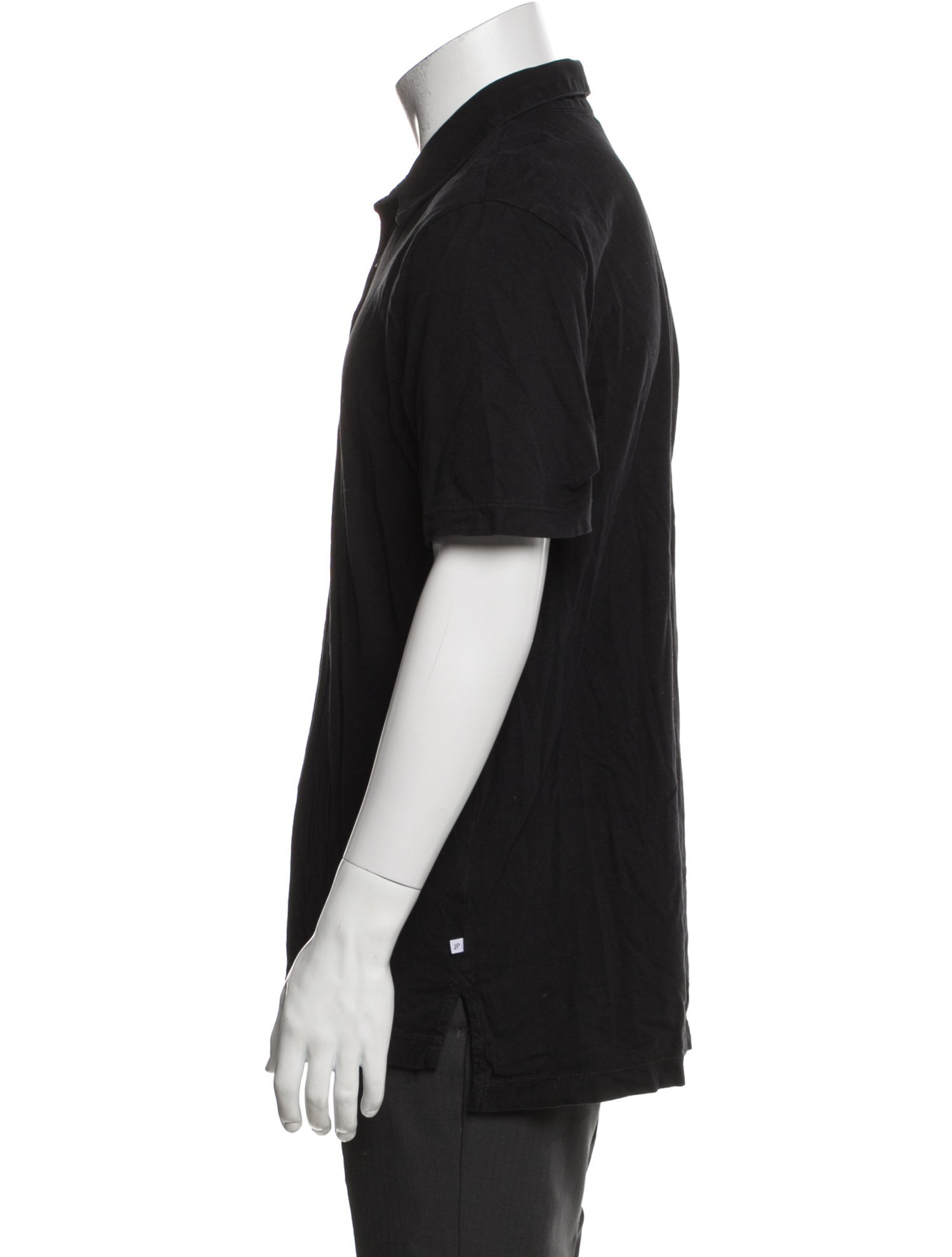 James Perse Collar Short Sleeve Polo Shirt