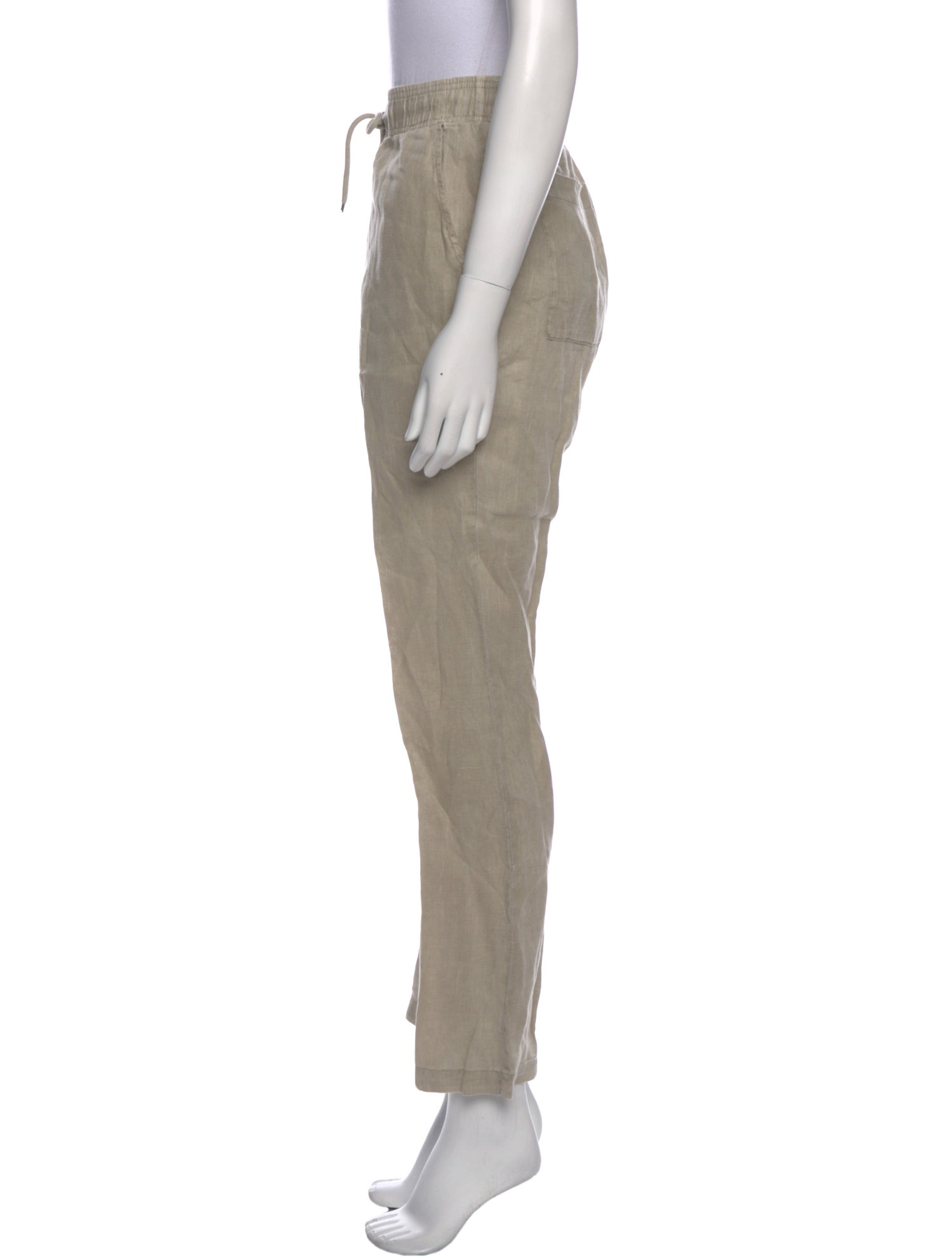 James Perse Linen Straight Leg Pants