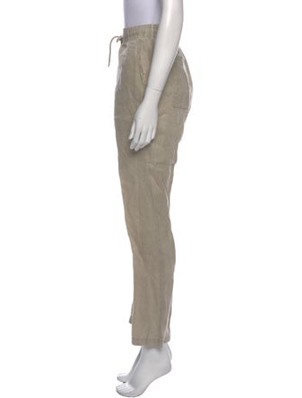 James Perse Linen Straight Leg Pants