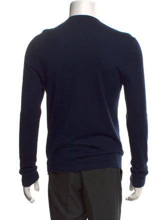 James Perse Cashmere Crew Neck Polo Sweater