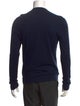 James Perse Cashmere Crew Neck Polo Sweater