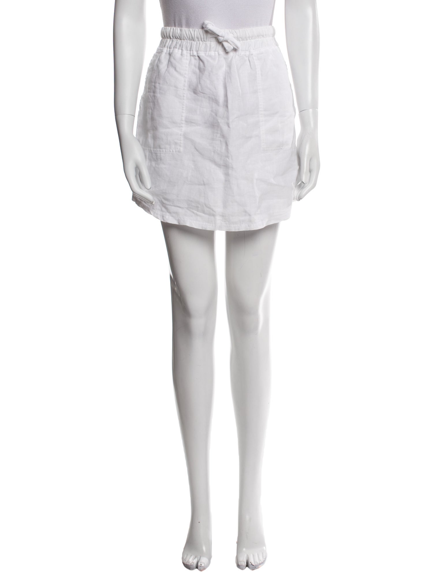 James Perse Linen Mini Skirt