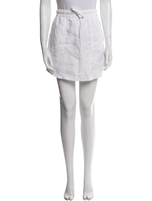 James Perse Linen Mini Skirt