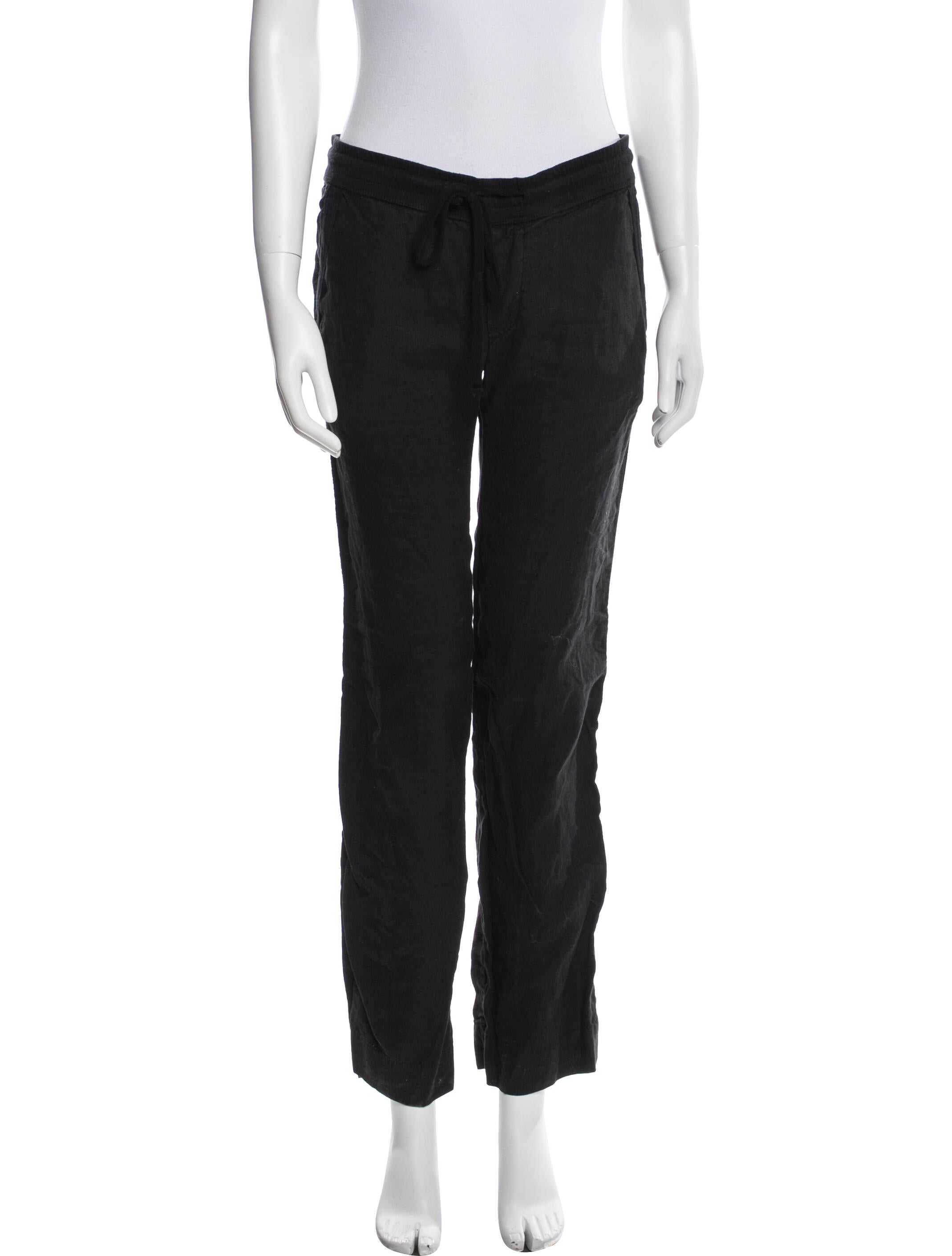 James Perse Linen Straight Leg Pants