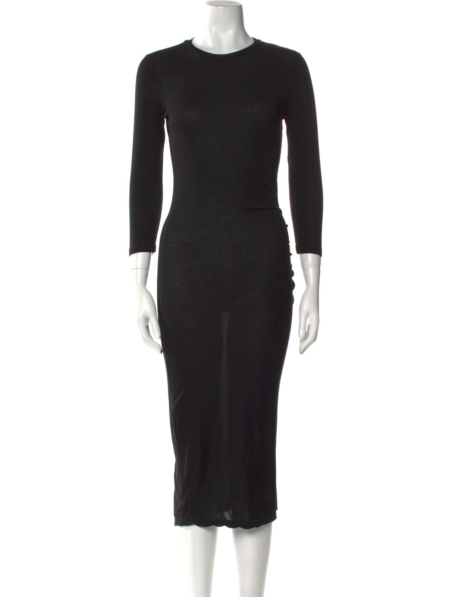 James Perse Crew Neck Midi Length Dress