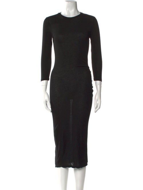 James Perse Crew Neck Midi Length Dress